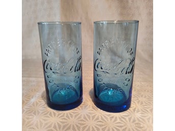 2 st Coca-Cola Glas