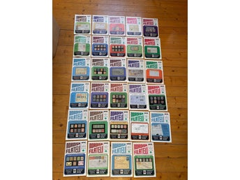 Nordisk Filateli 1991-1996 komplett! 6 årgångar, 56 nummer i mycket bra skick!