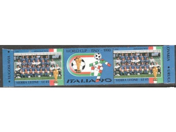 SIERRA LEONE - FOTBOLL VM`90 - - ITALIEN - GUTTERPAR**