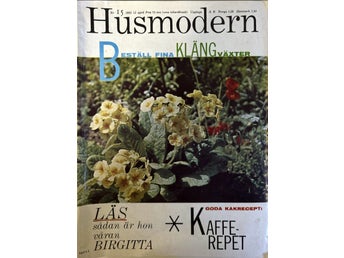 Husmodern 15 1961 Walter Bischof, Carl Gustaf, Vivi Täckholm, Elvir Liedmar