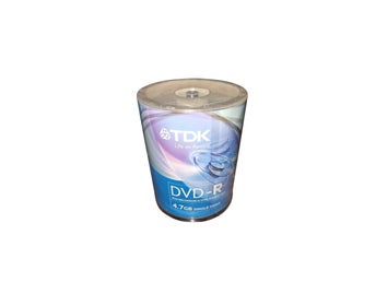 TDK DVD-R 100-pack Spindel (4.7GB) – Oöppnad! Ta kontroll över din data
