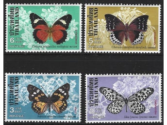 Thailand 1978 Fjärilar insekter 4v