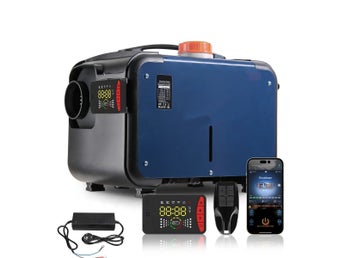 8KW 12V/24V/230V dieselluftvärmare med Bluetooth-kontroll, diesel rumsvärmare