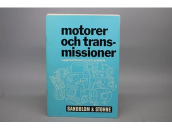 Motorer och transmissioner - Lagersortiment & prislista , Sandblom & Stohne 1977