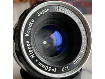 Nikon NIKKOR-H Auto 1:2 f=50mm pre-AI 50mm f2