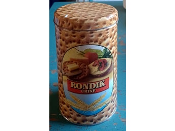 RONDIK CRIPS, PLÅT BURK