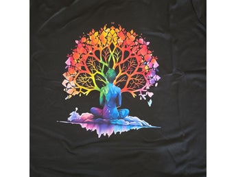 Mjuk Svart t-shirt stl M