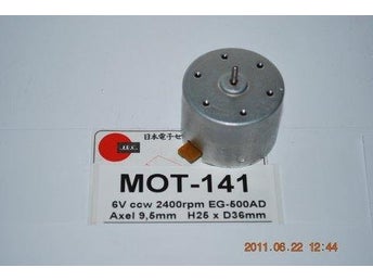 MOT-141 Motor 6V ccw