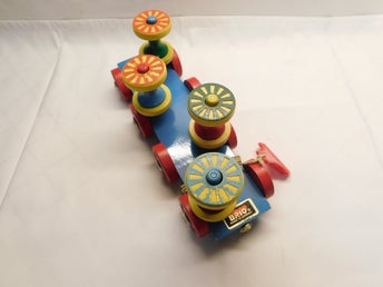 BRIO Vintage Träleksak Dragvagn I olika Färger