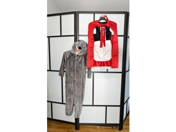Rödluvan och Vargen Maskeradkläder Halloween Tvillingar