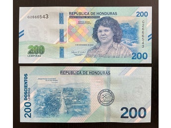 Honduras 200 lempira sedel 2023 (2026) ovikt/UNC P-new