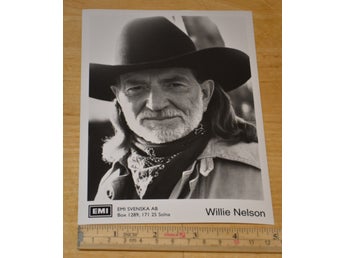 Willie Nelson svenskt pressfoto typ 1994-96 ?