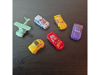 Bilar från Disney Pixar Cars - 6-pack Blixten McQueen Luigi mfl Bilar Bil Car