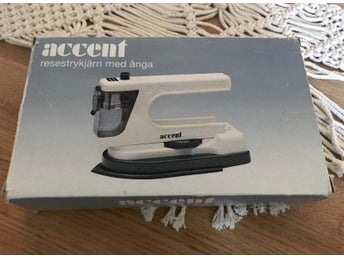 Resestrykjärn med ånga, Retro, Ångstrykjärn, ACCENT