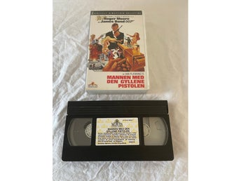 James Bond VHS - Mannen med den gyllene pistolen - The Man with the Golden Gun