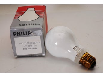 Photocrescenta 220V 150W E27 Lampa