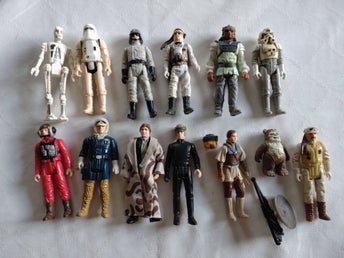 Star Wars figurer, 13 st