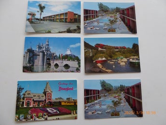 6st Vykort 1950tal DISNEYLAND ANAHEIM CALIFORNIEN, USA