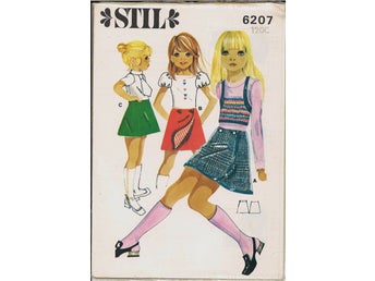 Stil, omlottkjol mm, mönster, 1960-80-tal, samt Vi mode mönster