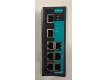 Moxa EDS-408A - Ethernet-switch, RJ45-portar 8, 100Mbps