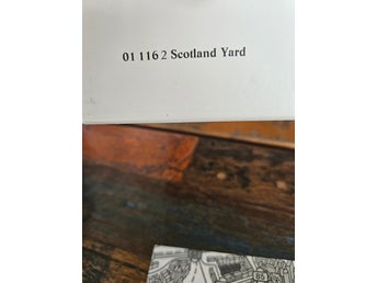Scotland Yard Ravensburger 1986 – Komplett Retro Brädspel