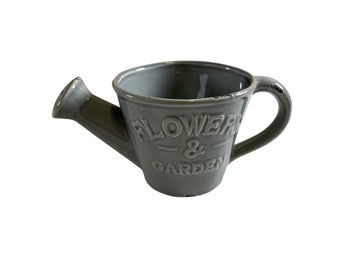Vattenkanna Kruka Keramik Grå Flowers & Garden Blomkruka Dekor
