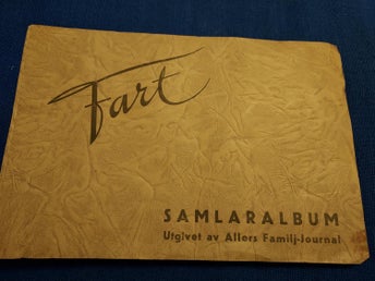 samlaralbum FART 30-tal 30,5x20,5 cm !