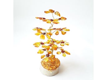 Amber Tree Decoration