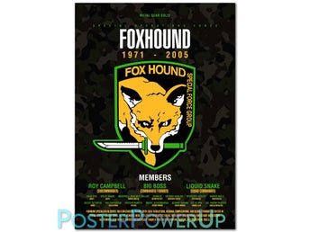 FOXHOUND - A3-affisch (29,7 x 42 cm)