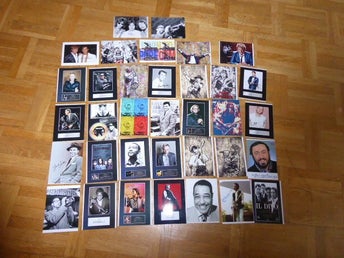 35 st. olika musikmemorabilia fotografier 11 x 15 cm #reapåtradera