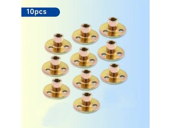 M8 T-Mutter i Kolstål (10 Pack)