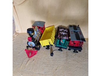 Echo The Classic Rail Battery Operated G-Scale Train Set Original Box! 26 Pcs