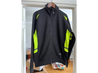 ZIP sweatshirt med dragkedja från Björnkläder i svart/gul - stl S - ny, oanvänd