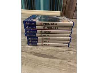 NHL 15, 16, 17, 18, 20, 21 och 24 till PlayStation 4