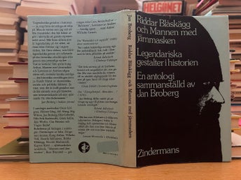 Riddar Blåskägg och Mannen med järnmasken av Jan Broberg, bok, Very Fine plus