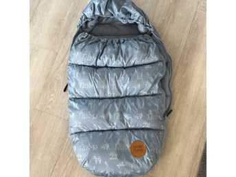 Petite Chérie blå åkpåse elefanter