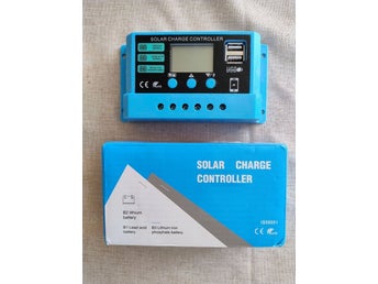 Ny Solcellsregulator 30A 12V/24V med LCD-display och dubbla USB-portar