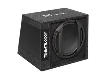 Ny Aktiv Alpine SWD-355 12” Kraftfull baslåda förstärkare Slutsteg Bas Subwoofer