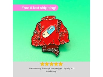Akira Kaneda Red Capsule Jacket Enamel Pin