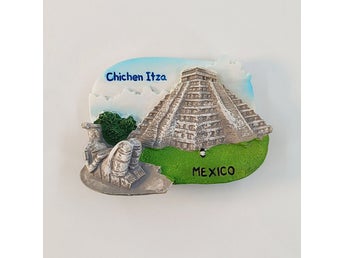 Chichén Itzá Mexiko Kylskåpsmagnet