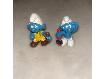 Smurf figurer, 2 st. Rea