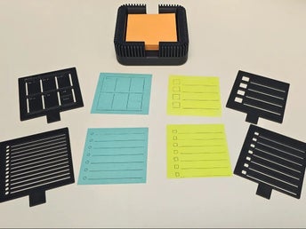 Post-it-hållare med mallar