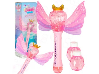 Såpbubbelstav Prinsessa – Bubbelstav med Ljus & Musik + 2 Bubbelvätskor