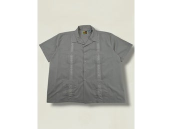 Vintage cuban The Genuine Haband Guayabera beige skjorta (XXXL)