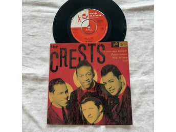 The Crests - A Year Ago Tonight EP - Top Rank - TEP 125 - 1960 obs fel skiva