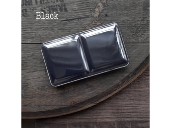 Black | Tom Akvarellåda i Metall Med Flat Botten