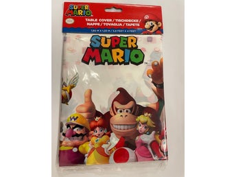 Stor Super Mario Plastduk 120 x 180 cm
