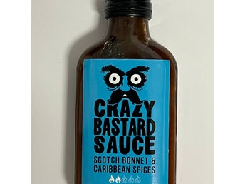 Crazy Bastard Sauce – Scotch Bonnet & Caribbean Spices – 100 ml