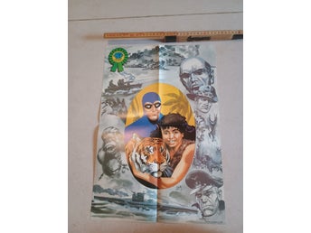 Fantomen - Poster - 1988 - bästa omslag - Bok - Från tidning - Ej använd