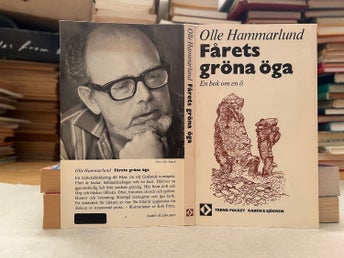 Fårets gröna öga En bok om en ö av Olle Hammarlund, bok, Very good plus